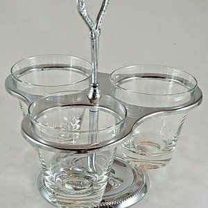 Vintage Irvinware Gourmet Susan-Revolving Lazy Susan Party Tray